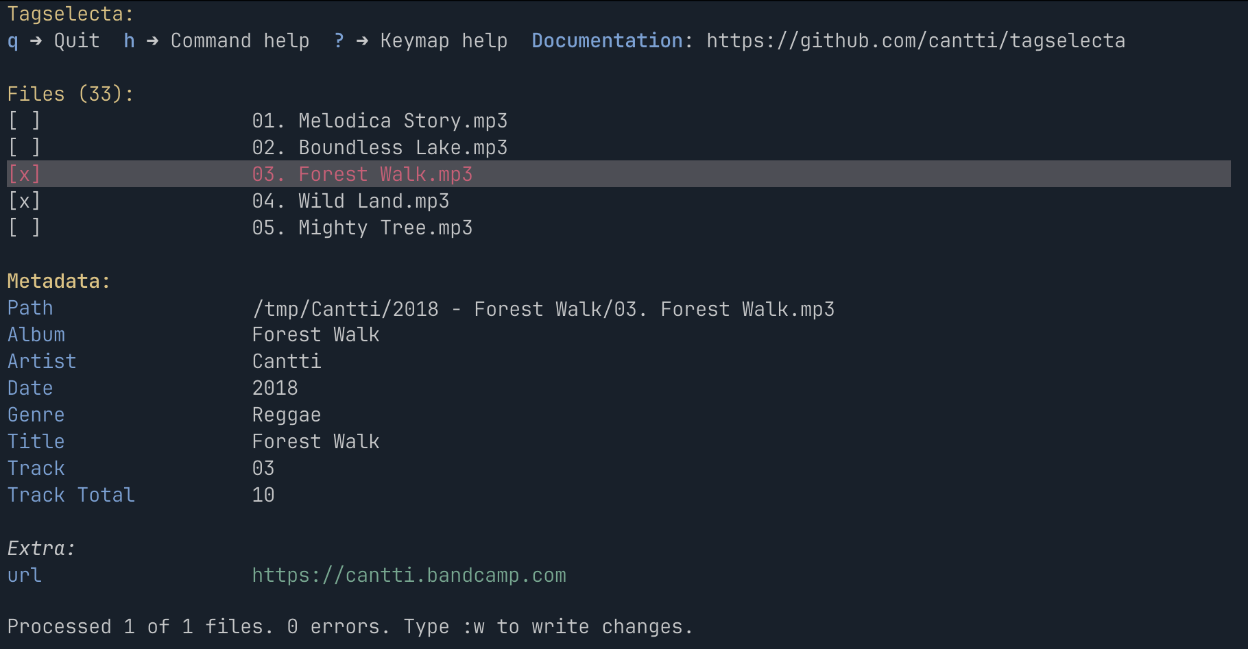 TagSelecta screenshot